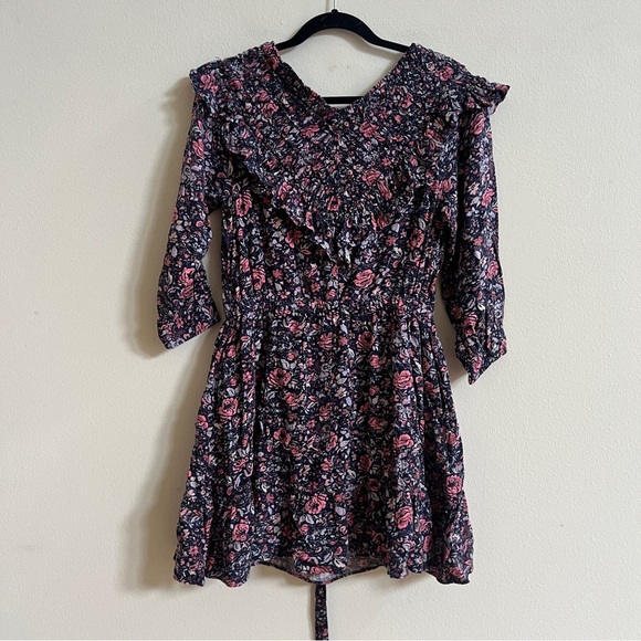 La Vie Rebecca Taylor Toile Floral Ruffle Dress - Picture 9 of 9